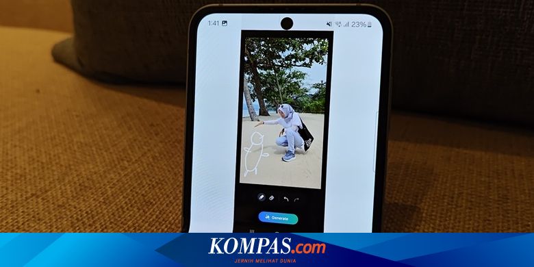 Ubah Sketsa Corat-coret Jadi Gambar Menarik dengan Samsung Galaxy Z Flip 6