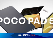 Tablet Poco Pad 5G Meluncur, Spesifikasi Mirip Versi “Reguler”