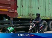 Pengendara Motor, Begini Cara Aman Mendahului Kendaraan Besar