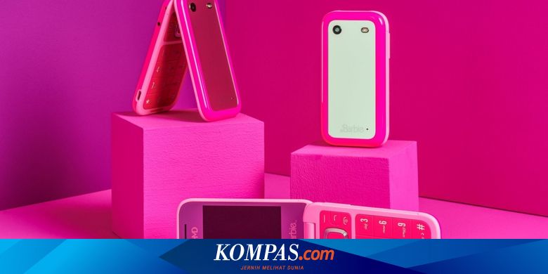 HMD Barbie Phone Meluncur, HP Flip Jadul Serba Pink