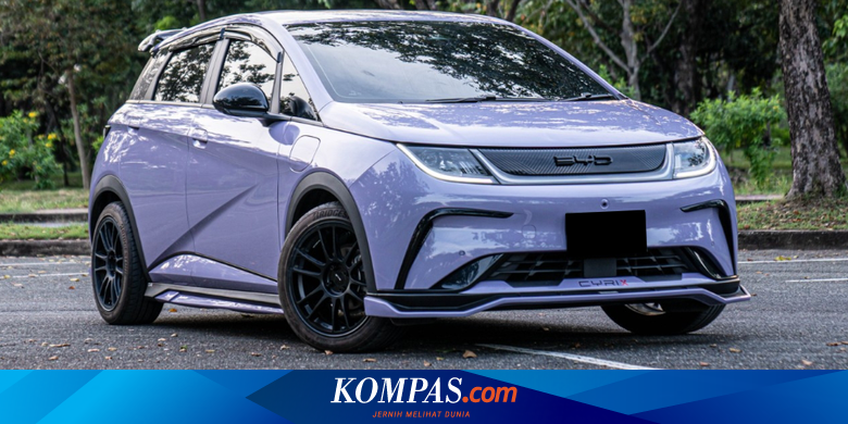 BYD Dolphin Tampil Lebih Sporty Pakai Bodykit