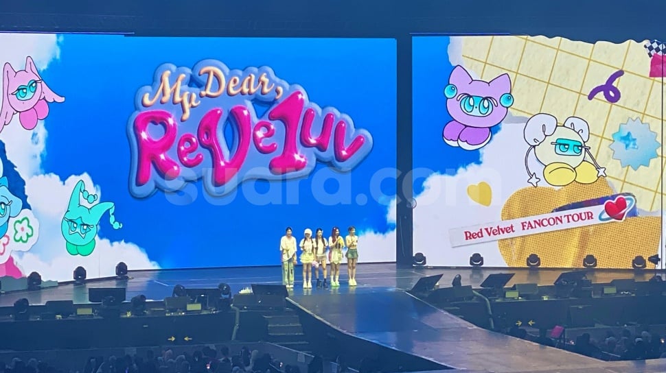 Red Velvet Bawakan Lagu-Lagu Baru di Fancon Happiness My Dear Reveluv di Jakarta