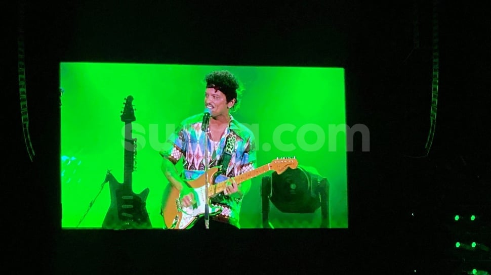 Konser di Jakarta, Goyang Pinggul Bruno Mars Bikin Geleng-Geleng Kepala