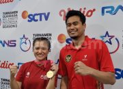 Duet Maut! Tontowi Ahmad dan Marsha Aruan Sabet Juara Bulu Tangkis di Turnamen Olahraga Selebriti Indonesia Season 3