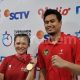 Duet Maut! Tontowi Ahmad dan Marsha Aruan Sabet Juara Bulu Tangkis di Turnamen Olahraga Selebriti Indonesia Season 3