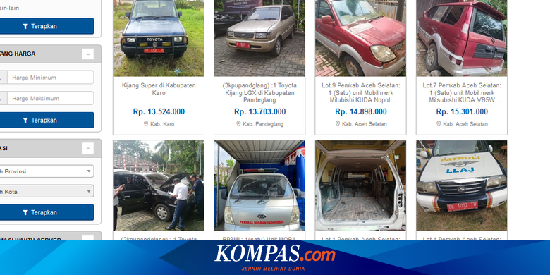 Cara Jual Kendaraan Pribadi ke Balai Lelang