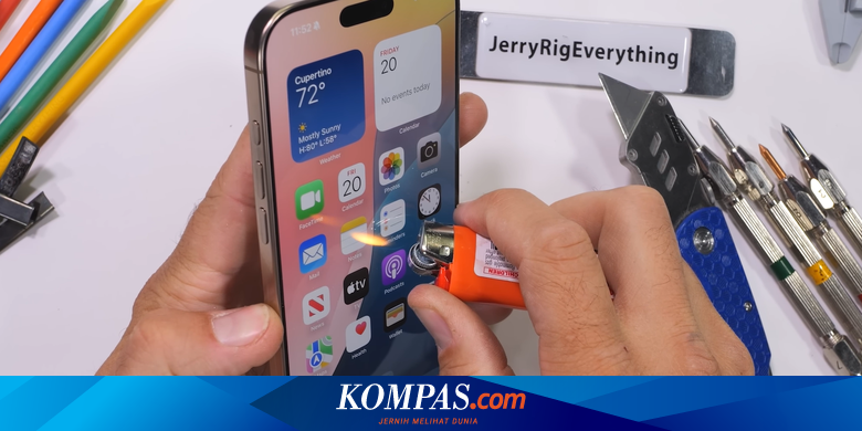 iPhone 16 Pro Max Dibakar dan Dibengkokkan, Hasilnya?