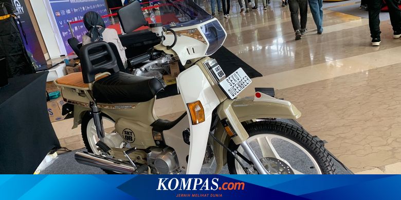 Modifikasi Honda Astrea Prima Bergaya Vespa Klasik