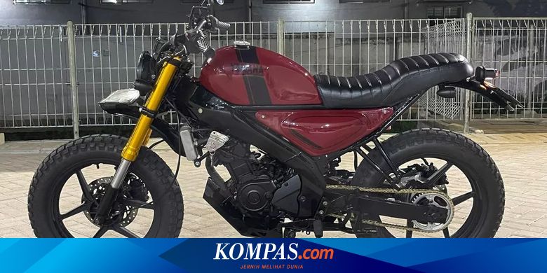 Bikin Motor Scrambler Pakai Bahan Vixion, Harga mulai Rp 13 Juta