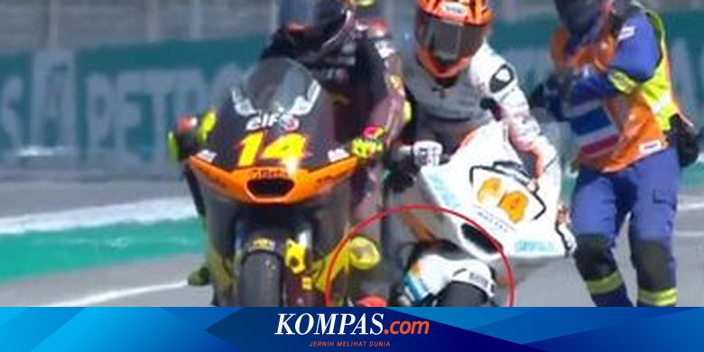 Kecelakaan Tony Arbolino di Moto2 Thailand, Mirip Kejadian M Fadli