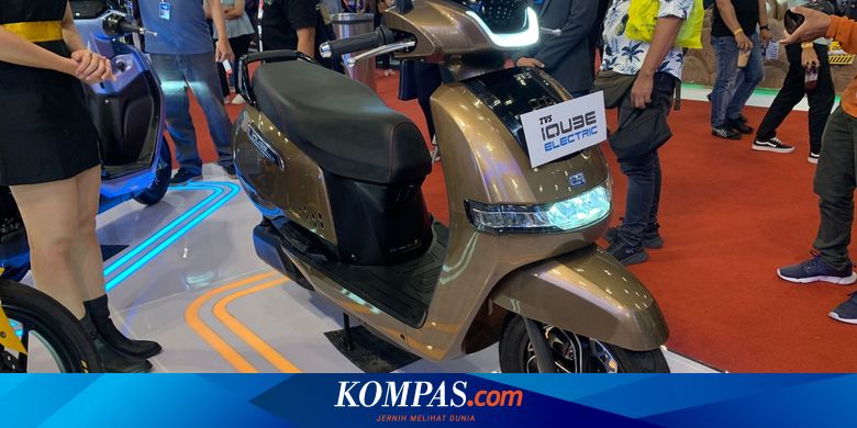 Varian Murah Motor Listrik TVS iQube Meluncur, Jarak Tempuh 75 Km