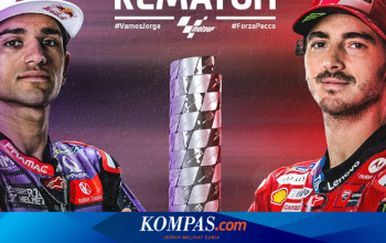 Ini Bedanya Motor Ducati Jorge Martin dan Francesco Bagnaia