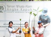 Peduli Lingkungan, Marcella Zalianty dan Jolene Marie Ikut Aksi Tanam 100 Mangrove