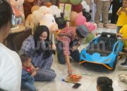 Rayakan Ultah Pertama Anak, Denise Chariesta Bagi-Bagi Sepeda ke Anak Yatim Piatu