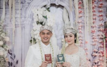 Bernuansa Pink dan Putih, Intip Deretan Foto Pernikahan Febby Rastanty dan Drajad Djumantara