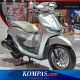 Honda Stylo 160 Tampil Elegan Dicat Silver dan Pakai Ornamen Krom