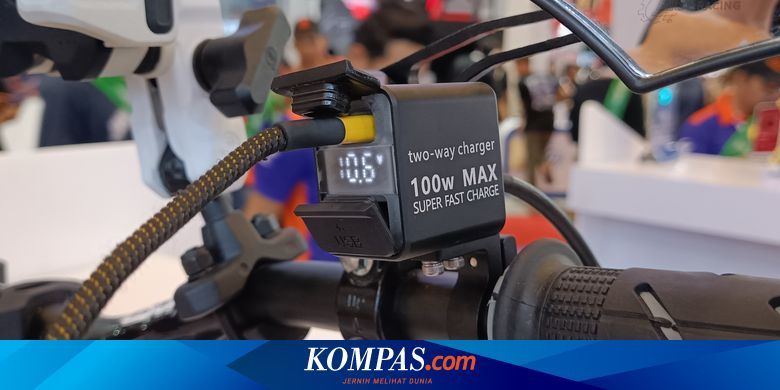 Aksesori Motor buat Cas HP dan Aki, Tinggal Colok ke Stop Kontak