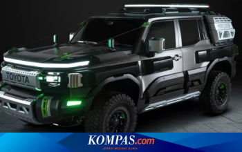 Toyota Land Cruiser Bergaya Off Road Cyberpunk di SEMA 2024