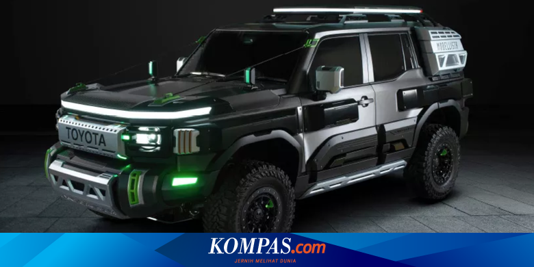 Toyota Land Cruiser Bergaya Off Road Cyberpunk di SEMA 2024