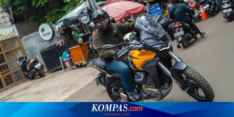 Ini Fungsi Dua Radar di Motor Petualang Moto Guzzi Stelvio