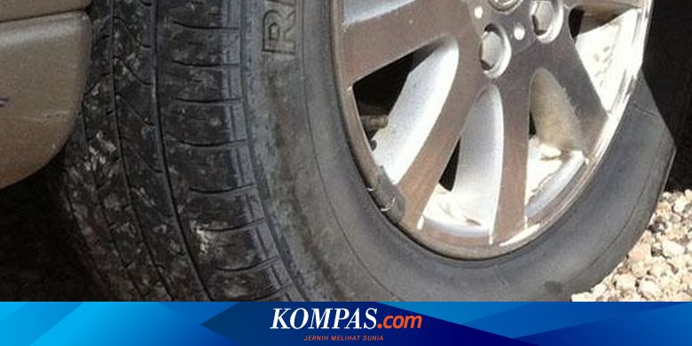 Ini Efek Paksakan Ban Mobil yang Kurang Tekanan Udara