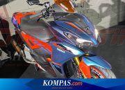 Modifikasi Yamaha Aerox Alpha Cybercity, Gaya Proper Sporty