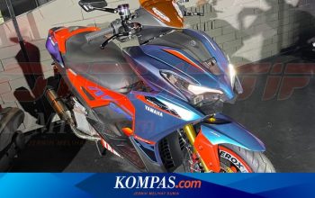 Modifikasi Yamaha Aerox Alpha Cybercity, Gaya Proper Sporty