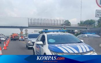 Pengemudi Harus Ekstra Waspada Saat Melintas di Jalur Contraflow